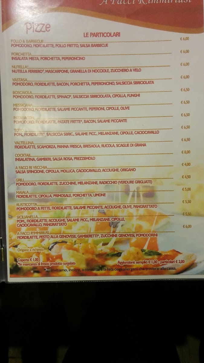 Menu A Facci R'immiriusi Ristorante E Pizzeria-3